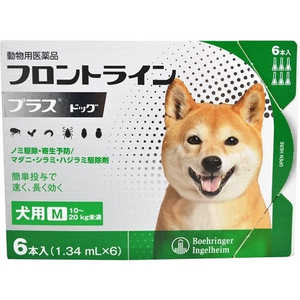 ベーリンガーインゲルハイムアニマルヘルス フロントラインプラス ドッグ 犬用 M 10~20kg未満 6本入 (1.34ml×6) (動物用医薬品) ベーリンガーインゲルハイムアニマルヘルス フロントラインプラス ドッグ 犬用 M 10~20kg未満 6本入 (1.34ml×6) (動物用医薬品)