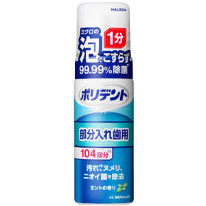 GSK ポリデント 部分入れ歯用洗浄フォーム 125ml ポリデントブブンセンジョウF