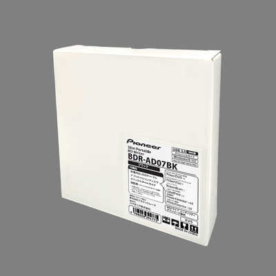 PIONEER - Pioneerポータブルブルーレイドライブ BDR-AD07BK Amazon.co.jp: Pioneer パイオニア Blu-ray Drive BDR-XD08BK
