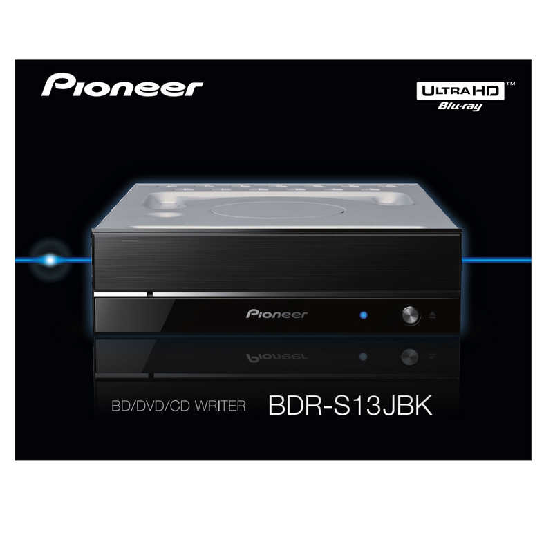 パイオニア PIONEER パイオニア PIONEER 内蔵型BDドライブ スタンダードモデル ピアノブラック M-DISC BDXL対応 BD-R 16倍速書込み  BDR-S13JBK BDR-S13JBK