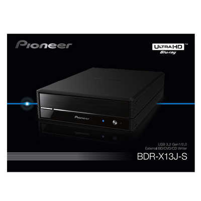 パイオニア(Pioneer) ブルーレイドライブ 外付け Win & Mac対応 M-DISC対応 BDXL対応 USB3.2 クラムシェル BDR-XD08BK⁄SV⁄GL | ブルーレイドライブ | PC・スマホ関連