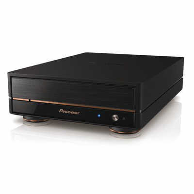 【極美品】パイオニア ブラック BDR-X13J-S パイオニア PIONEER 外付BDドライブ プレミアムモデル ［USB-A/USB-C