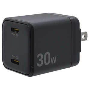 ラスタバナナ AC充電器 Type-C×2 PD30W CGRY チャコールグレー C22C30W01CGRY ラスタバナナ AC充電器 Type-C×2 PD30W CGRY チャコールグレー C22C30W01CGRY