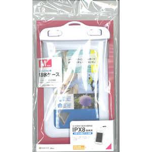 ラスタバナナ スマートフォン用 周囲 175mm 4.7インチ 防水ケース Mサイズ ホワイト RBOT203 ラスタバナナ スマートフォン用 周囲 175mm 4.7インチ 防水ケース Mサイズ ホワイト RBOT203