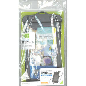 ラスタバナナ スマートフォン用 周囲 195mm 5.5インチ 防水ケース Lサイズ ブラック RBOT204 ラスタバナナ スマートフォン用 周囲 195mm 5.5インチ 防水ケース Lサイズ ブラック RBOT204