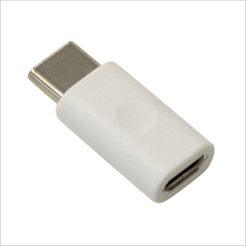 ラスタバナナ ラスタバナナ メス micro USB→USB-C オス 2.0変換アダプタ 充電 転送 ホワイト RBHE253 RBHE253