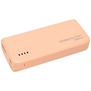 ラスタバナナ モバイルバッテリー[4000mAh/1ポート] RLI040M2A01LP ライトピンク