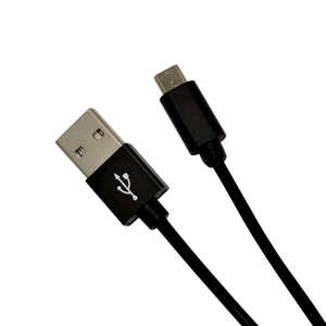 ラスタバナナ 充電 通信ケーブル アルミ TypeA -microUSB1.2m BK R12CAAM2A01BK ブラック