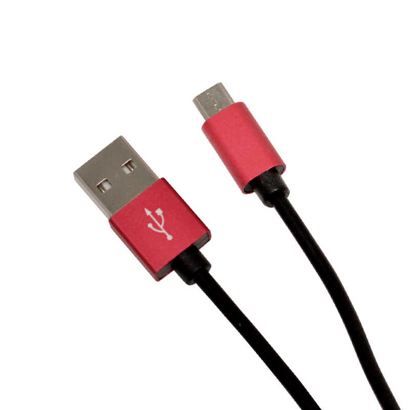 ラスタバナナ ラスタバナナ 充電･通信ケーブル アルミ TypeA -microUSB1.2m RD R12CAAM2A01RD レッド R12CAAM2A01RD レッド