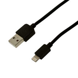 ラスタバナナ 充電･通信ケーブル TypeA-Lightning 1m R10CAAL2A01BK ブラック