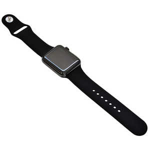 ラスタバナナ Apple Watch用 シリコンベルト スタンダｰド BK (42/44mm) RBLAW4401BK