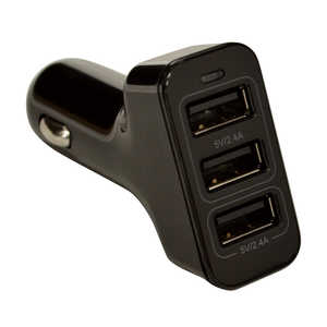 ラスタバナナ DC充電器 USB A×3ポート 4.8A ブラック RDC3A4A01BK ラスタバナナ DC充電器 USB A×3ポート 4.8A ブラック RDC3A4A01BK