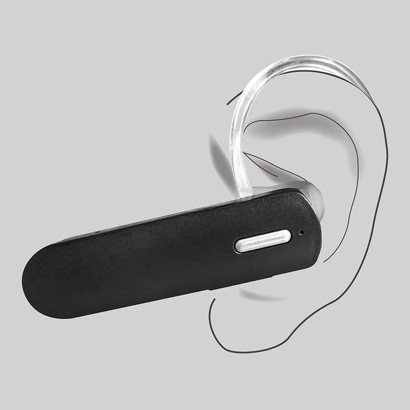 ラスタバナナ ラスタバナナ ブルートゥースイヤホン 耳かけ型 片耳 ブラック [リモコン・マイク対応 /Bluetooth] RBTEMMS02BK RBTEMMS02BK