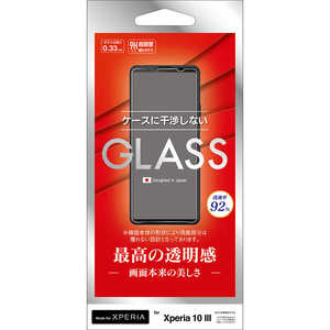 ラスタバナナ Xperia 10 III ガラスパネル 光沢 0.33mm クリア GP2861XP103 ラスタバナナ Xperia 10 III ガラスパネル 光沢 0.33mm クリア GP2861XP103