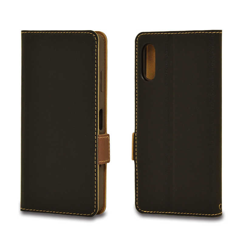 ラスタバナナ ラスタバナナ Xperia Ace II 薄型手帳ケース サイドマグネット ブラック 6115XPA2BO 6115XPA2BO