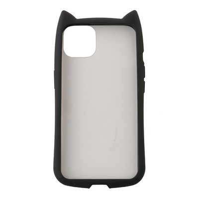 ラスタバナナ iPhone 13 mini 5.4インチ 猫耳ケース GLASS ブラック