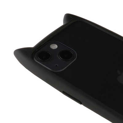 ラスタバナナ iPhone 13 mini 5.4インチ 猫耳ケース GLASS ブラック