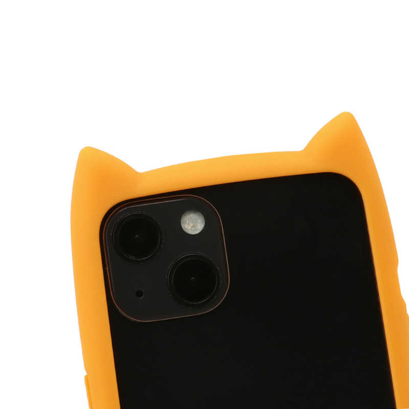 ラスタバナナ ラスタバナナ iPhone 13 mini 5.4インチ 猫耳ケース GLASS オレンジ 6336IP154HB 6336IP154HB