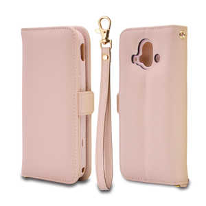 ラスタバナナ らくらくスマートフォン(F-52B) 手帳型ケース+ハンドストラップ ケース ピンク 6770F52BBO ラスタバナナ らくらくスマートフォン(F-52B) 手帳型ケース+ハンドストラップ ケース ピンク 6770F52BBO
