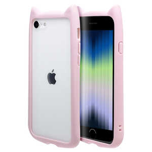 ラスタバナナ iPhone SE 第3世代/第2世代/8/7専用 猫耳ケース mimi GLASS 衝撃吸収 ケース カバー ハイブリッド かわいい ネコミミ ネコ型 背面ガラス Lピンク 6 ラスタバナナ iPhone SE 第3世代/第2世代/8/7専用 猫耳ケース mimi GLASS 衝撃吸収 ケース カバー ハイブリッド かわいい ネコミミ ネコ型 背面ガラス Lピンク 6