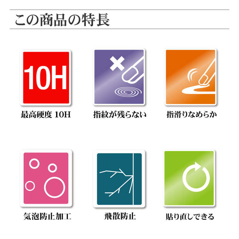 ラスタバナナ ラスタバナナ iPhone SE 第3世代/第2世代/8/7専用 ガラスフィルム ブルーライトカット 高光沢 高透明 防埃 0.33mm 硬度10H 保護フィルム クリア  GE3300IP247 GE3300IP247