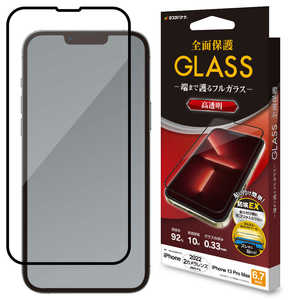 ラスタバナナ iPhone 14 Plus 6.7インチ/iPhone13 Pro Max ガラスフィルム 全面保護 Seamless Frame 高光沢 帯電防止 FG3559IP267