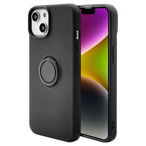 ラスタバナナ iPhone 14 6.1インチ/iPhone13 TPUリングケース BK 7066IP261TP ラスタバナナ iPhone 14 6.1インチ/iPhone13 TPUリングケース BK 7066IP261TP