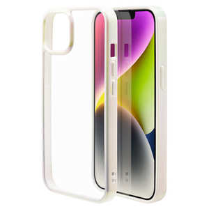 ラスタバナナ iPhone 14 6.1インチ/iPhone13 Aurora Frame ハイブリッドケース TPU×PC WH 7097IP261HB