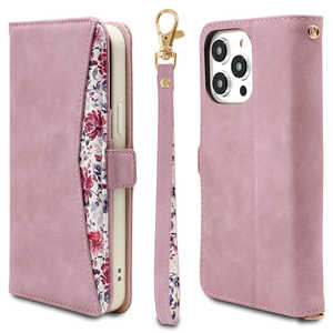 ラスタバナナ iPhone 14 Pro Max 6.7インチ 花柄手帳型ケース LPU 7239IP267PBO ラスタバナナ iPhone 14 Pro Max 6.7インチ 花柄手帳型ケース LPU 7239IP267PBO