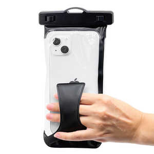 ラスタバナナ スマートフォン用片手持ち用バンド付き防水ケース ブラック RFRWPF07BK ラスタバナナ スマートフォン用片手持ち用バンド付き防水ケース ブラック RFRWPF07BK