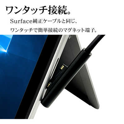 ラスタバナナ Surface Go2 Go3 充電コネクタ用 ケーブル タイプC 1.5