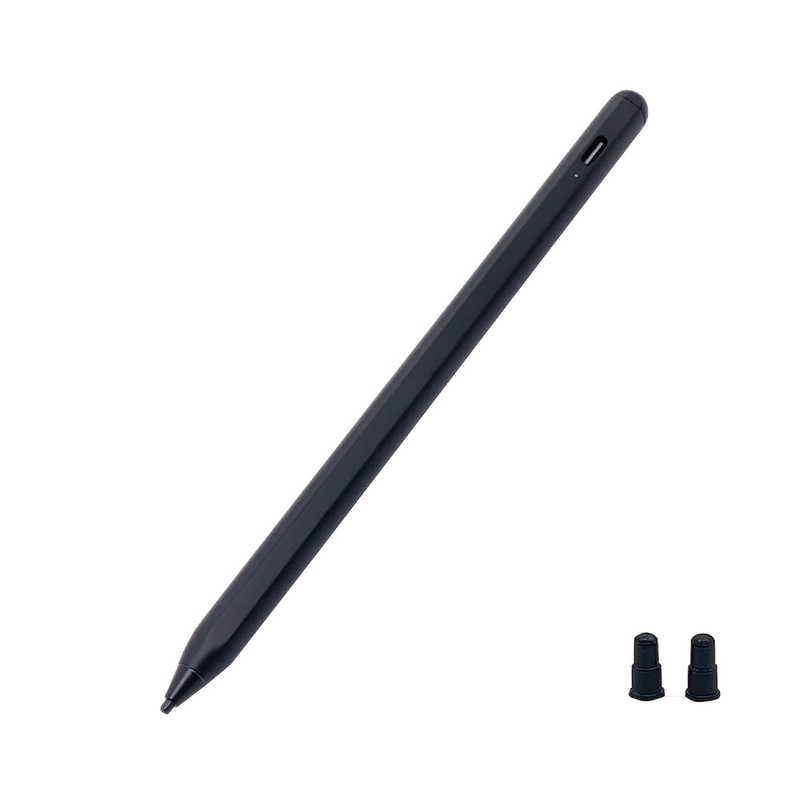 ラスタバナナ ラスタバナナ 〔タッチペン:USB-A充電式 /静電式･iPad用〕2way タッチペン ブラック RTP11BK RTP11BK