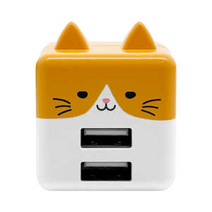ラスタバナナ モバにゃー AC充電器 USB A×2ポート 2.4A いわお RAC2A2A02IWO ラスタバナナ モバにゃー AC充電器 USB A×2ポート 2.4A いわお RAC2A2A02IWO