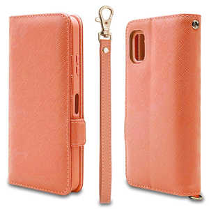 ラスタバナナ AQUOS wish3 ハンドストラップ付き手帳型ケース CPK カード4枚 コーラルピンク 7556AQOW3BO ラスタバナナ AQUOS wish3 ハンドストラップ付き手帳型ケース CPK カード4枚 コーラルピンク 7556AQOW3BO