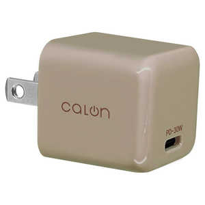 ラスタバナナ calon AC充電器 Type-Cポート PD30W calon ［1ポート /USB Power Delivery対応 /GaN(窒化ガリウム) 採用］ トープ RACC30W01TA