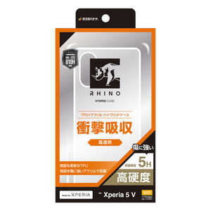 饹Хʥ Xperia 5V ϥ֥åɥ RHINO 5H TPUߥ CL ꥢ 7762XP55HACL