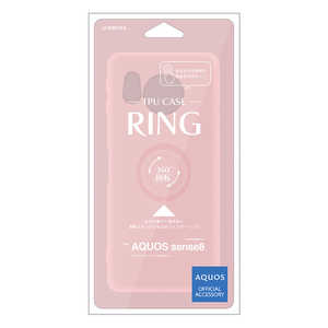 ラスタバナナ AQUOS sense8(SH-54D/SHG11) TPUリングケース LPK ライトピンク 7790AS8TPRLPK ラスタバナナ AQUOS sense8(SH-54D/SHG11) TPUリングケース LPK ライトピンク 7790AS8TPRLPK