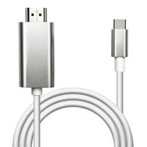 ラスタバナナ Type-C to HDMI ミラーリングケーブル 2.5m ホワイト R25CACH02WH ラスタバナナ Type-C to HDMI ミラーリングケーブル 2.5m ホワイト R25CACH02WH