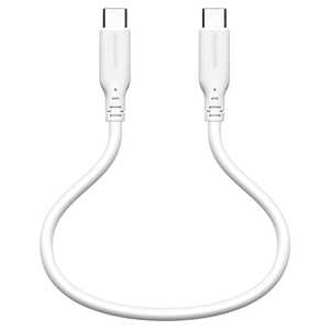 ラスタバナナ Type-C to Type-C USB3.2 gen1 60W対応 柔らかシリコンケーブル 0.3m WH ホワイト R03CACC3A07WH ラスタバナナ Type-C to Type-C USB3.2 gen1 60W対応 柔らかシリコンケーブル 0.3m WH ホワイト R03CACC3A07WH