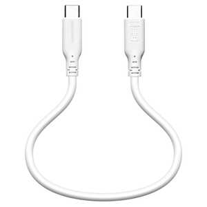 ラスタバナナ Type-C to Type-C USB3.2 gen2 100W対応 柔らかシリコンケーブル 0.3m WH チャコールグレー R03CACC5A02WH ラスタバナナ Type-C to Type-C USB3.2 gen2 100W対応 柔らかシリコンケーブル 0.3m WH チャコールグレー R03CACC5A02WH
