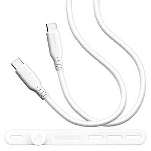 ラスタバナナ Type-C to Type-C USB3.2 gen2 100W対応 柔らかシリコンケーブル 1.0m WH ホワイト R10CACC5A02WH ラスタバナナ Type-C to Type-C USB3.2 gen2 100W対応 柔らかシリコンケーブル 1.0m WH ホワイト R10CACC5A02WH