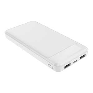 ラスタバナナ 10000mAh モバイルバッテリー A×2 C×1 2.4A WH ホワイト BYLI100C2A01WH ラスタバナナ 10000mAh モバイルバッテリー A×2 C×1 2.4A WH ホワイト BYLI100C2A01WH