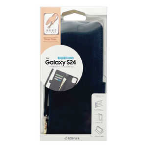 ラスタバナナ Galaxy S24 手帳型ケース＋ハンドストラップ カード3枚 BK ブラック 7825GS24BHSBK