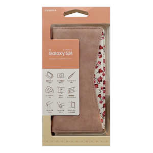 ラスタバナナ Galaxy S24 花柄手帳型ケース LPK ライトピンク 7827GS24BHLPK ラスタバナナ Galaxy S24 花柄手帳型ケース LPK ライトピンク 7827GS24BHLPK