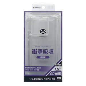 ラスタバナナ Redmi Note 13 Pro 5G ハイブリッドケース TPU×PC CL クリア 7951R13PHPCL