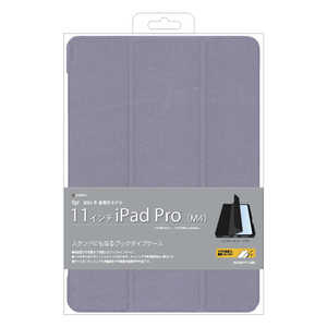 ラスタバナナ iPad Pro (M4) 11インチ ケース カバー 手帳型 ブックタイプ スタンド機能 スリープ機能対応 ペンシルホルダー パープル 8035IPP11BPU ラスタバナナ iPad Pro (M4) 11インチ ケース カバー 手帳型 ブックタイプ スタンド機能 スリープ機能対応 ペンシルホルダー パープル 8035IPP11BPU