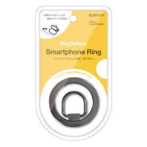 ラスタバナナ Magsafe対応 スタンド機能付き スマホリング ブラック RMRNG04BK ラスタバナナ Magsafe対応 スタンド機能付き スマホリング ブラック RMRNG04BK