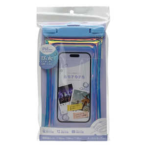 ラスタバナナ スマートフォン用 防水ケース IP68 オーロラカラー BL オーロラブルー RFRWPF08BL ラスタバナナ スマートフォン用 防水ケース IP68 オーロラカラー BL オーロラブルー RFRWPF08BL