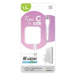 X^oii AC[d P[utType-C PD30W 1.5mmUSB Power DeliveryΉnzCg R15ACC30W01WH