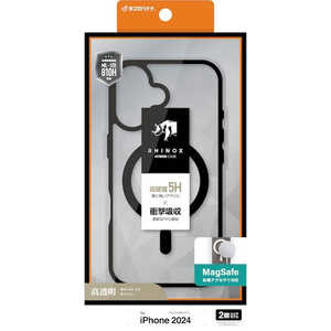 ラスタバナナ iPhone 16RHINOX ハイブリッドケース TPU×アクリル 5H 衝撃吸収 MIL規格準拠 Magsafe対応 ブラック×クリア ブラッククリア 8119IP461HAMBK ラスタバナナ iPhone 16RHINOX ハイブリッドケース TPU×アクリル 5H 衝撃吸収 MIL規格準拠 Magsafe対応 ブラック×クリア ブラッククリア 8119IP461HAMBK